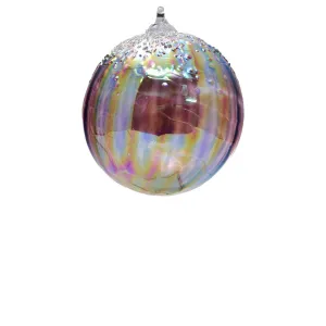 Purple Luster Ice Cap Ornament