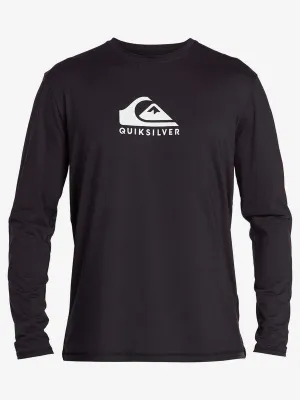 Quiksilver Mens Solid Streak Long Sleeve UPF 50 Surf T-Shirt