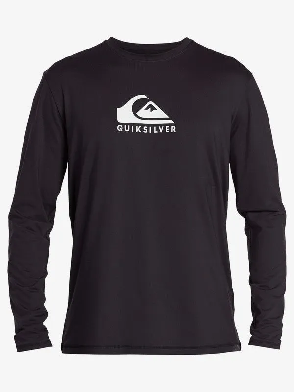Quiksilver Mens Solid Streak Long Sleeve UPF 50 Surf T-Shirt