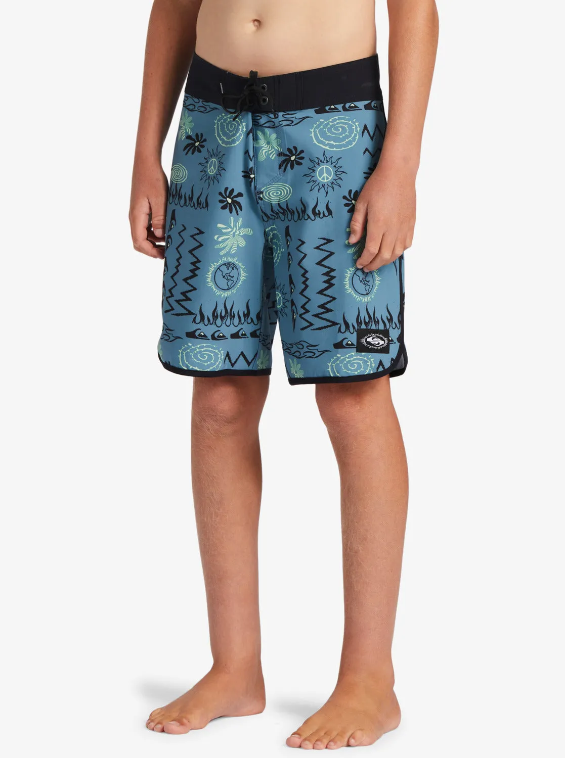 QUIKSILVER Surfsilk Radical Youth 16 Boardshort - Agean Blue