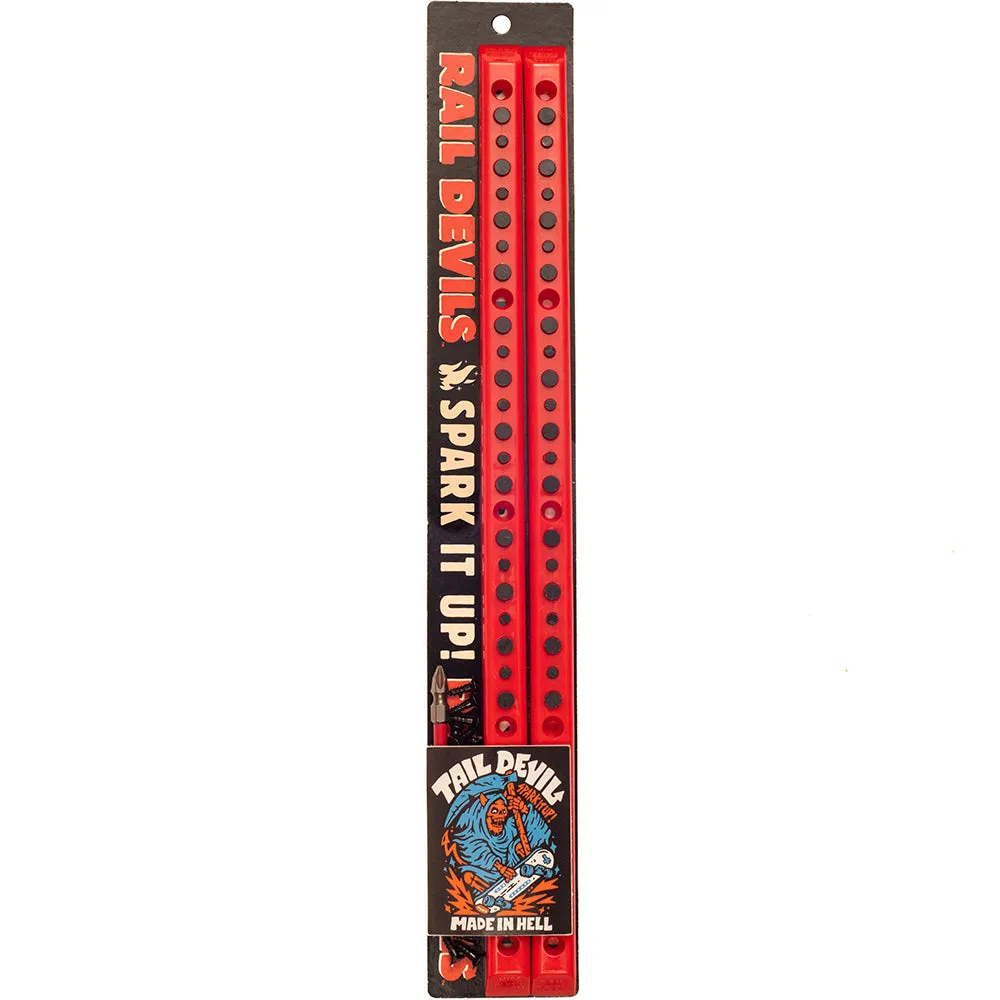 Rail Devils Red Skateboard Rails