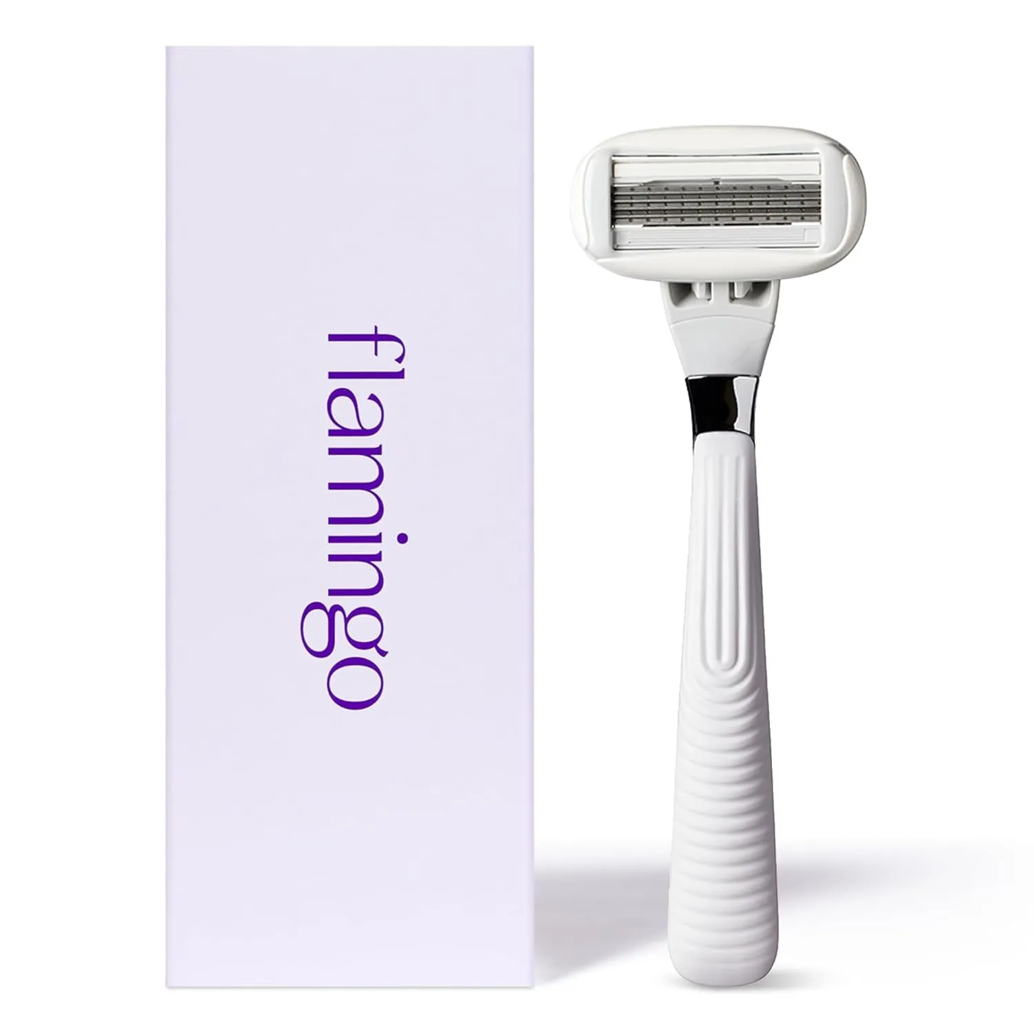 Razors for Women, 1 Women'S Razor Handle (Chrome), 5 Blade Razor for Women with Aloe and Shea Butter Glide Strips