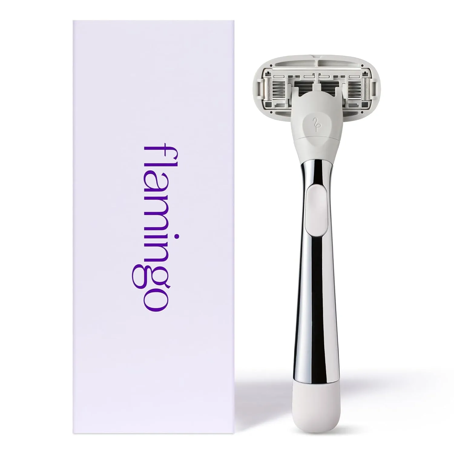 Razors for Women, 1 Women'S Razor Handle (Chrome), 5 Blade Razor for Women with Aloe and Shea Butter Glide Strips