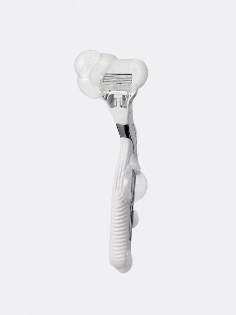 Razors for Women, 1 Women'S Razor Handle (Chrome), 5 Blade Razor for Women with Aloe and Shea Butter Glide Strips