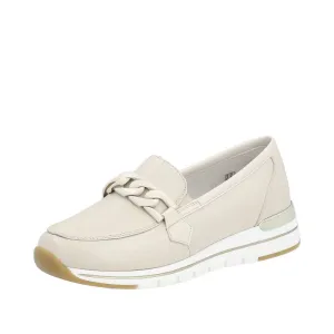Remonte Beige Wide Fit Loafer |R671160