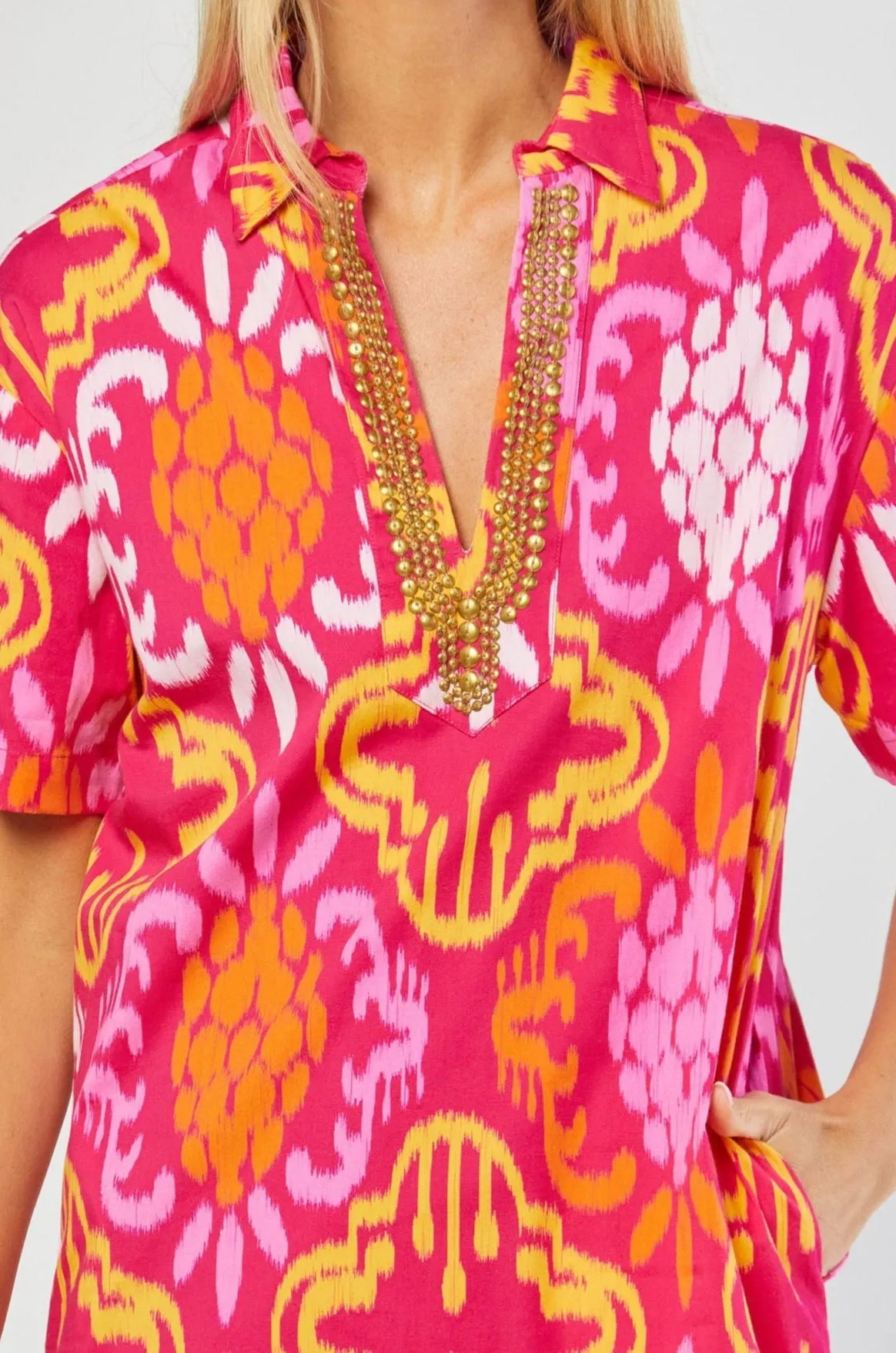 Rhodes Dress in Mermaid Pineapple
