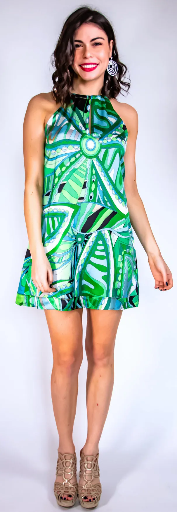 Riveria Green Dress