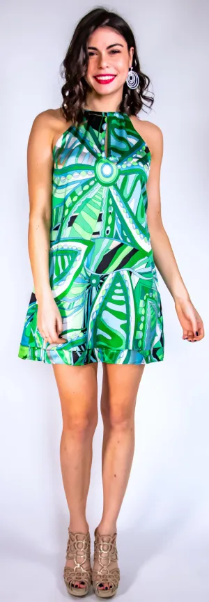 Riveria Green Dress