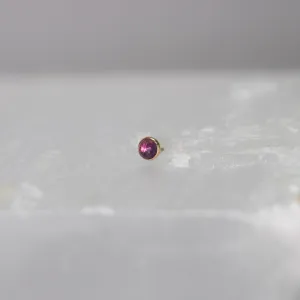 Rose-Cut Amethyst Bezel End