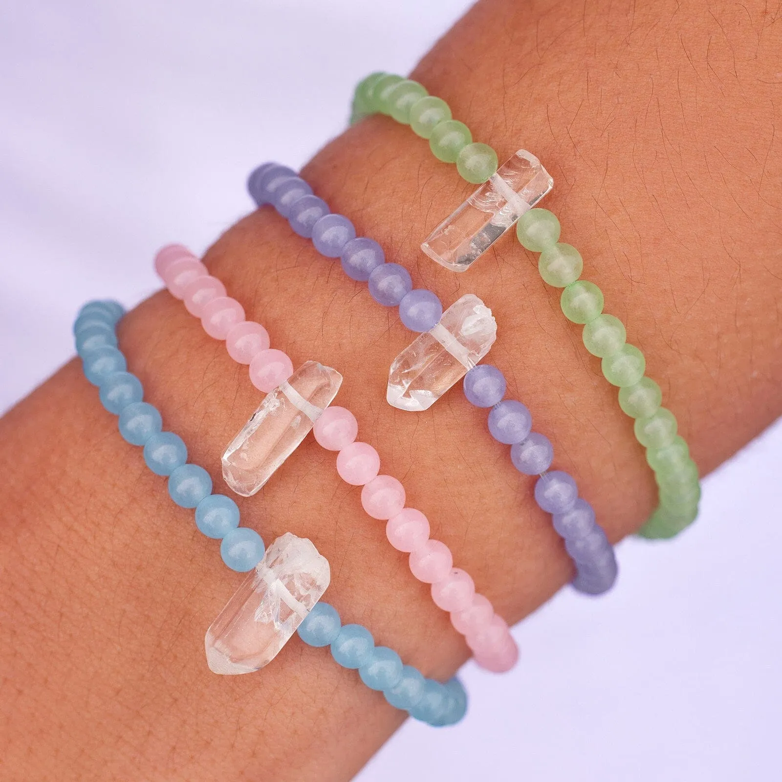 Rose Quartz Intention Stretch Bracelet