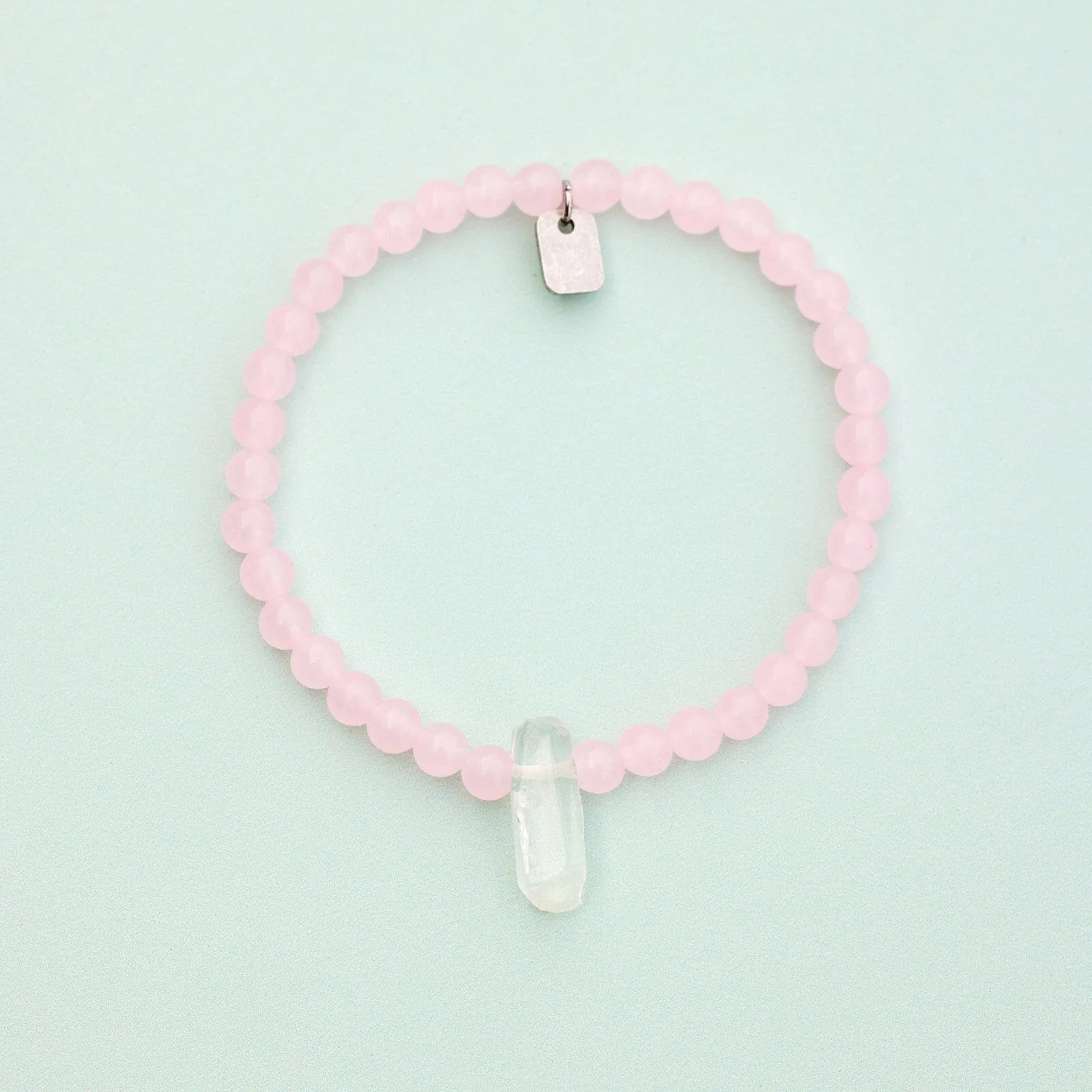 Rose Quartz Intention Stretch Bracelet