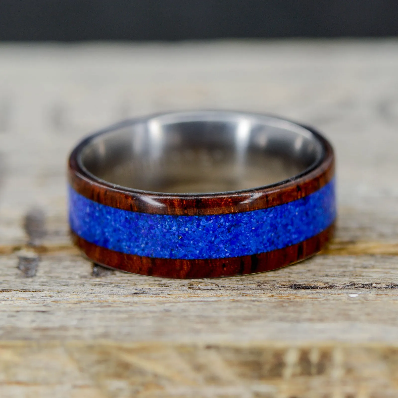 Rosewood, Blue Lapis Lazuli