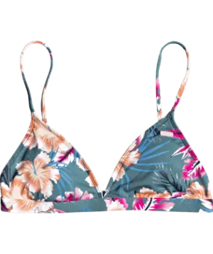 Roxy W Printed Beach Classics Fixed Triangle Bikini Top