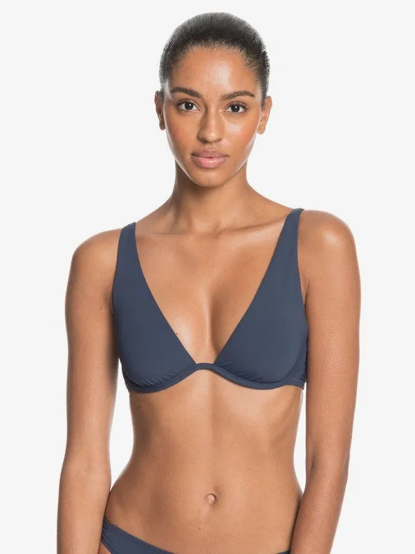 Roxy Womens Beach Classics Underwired Bra Bikini Top