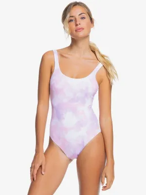 Roxy Womens Sea & Waves Reversible One Piece Swimsuit