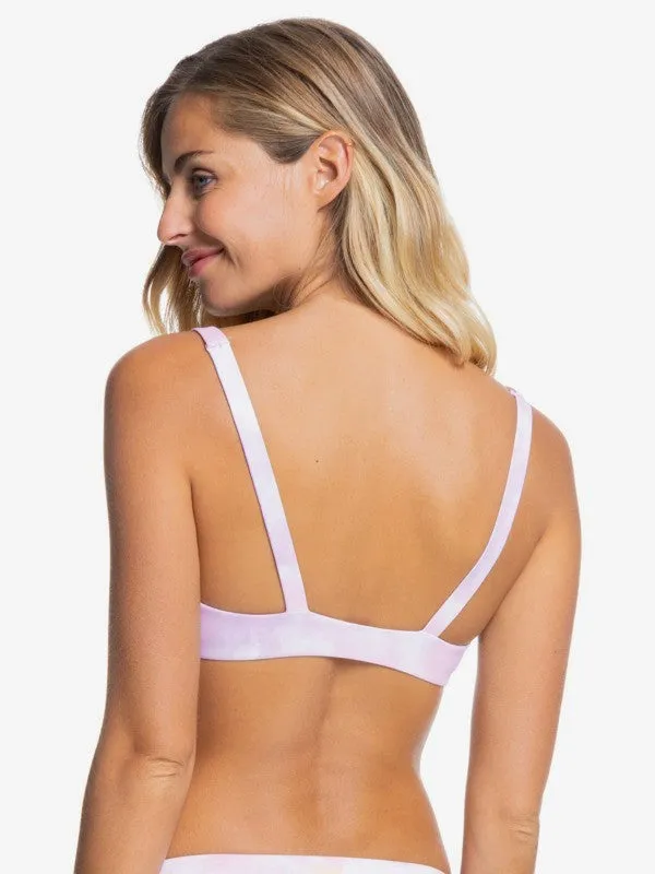 Roxy Womens Sea & Waves Revo Reversible Triangle Bikini Top