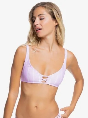 Roxy Womens Sea & Waves Revo Reversible Triangle Bikini Top