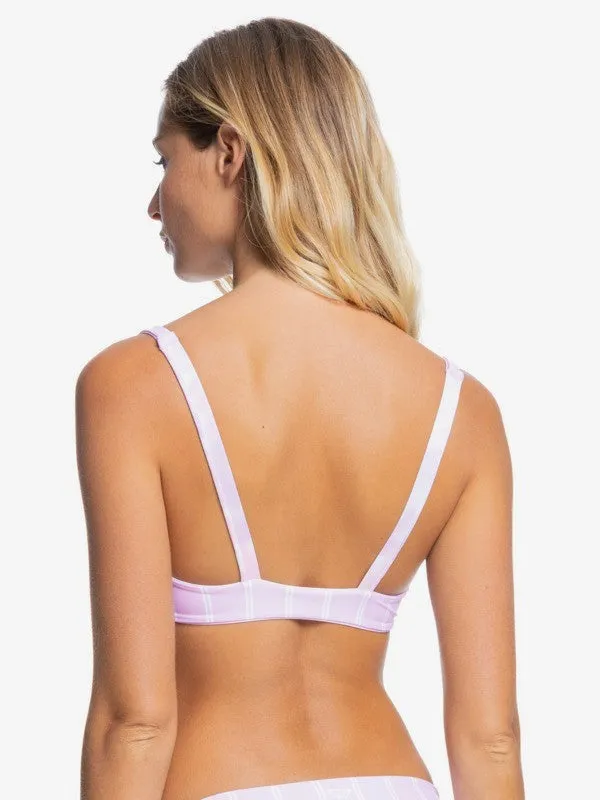Roxy Womens Sea & Waves Revo Reversible Triangle Bikini Top