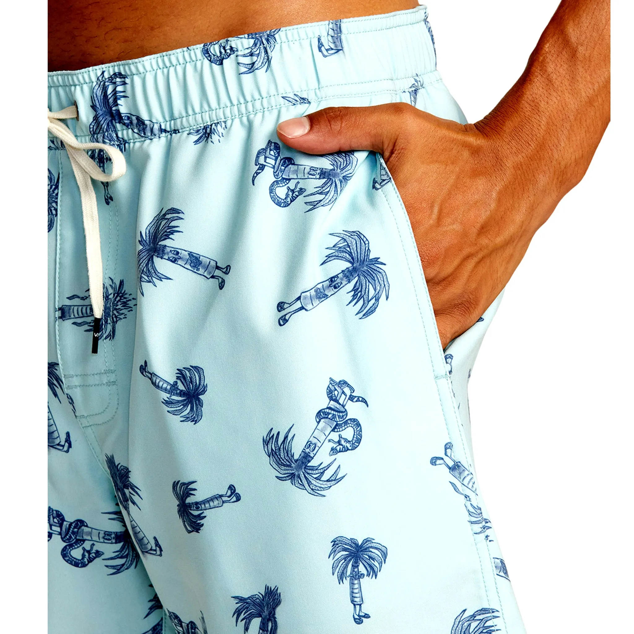RVCA Pommier Palms Elastic Boardshorts