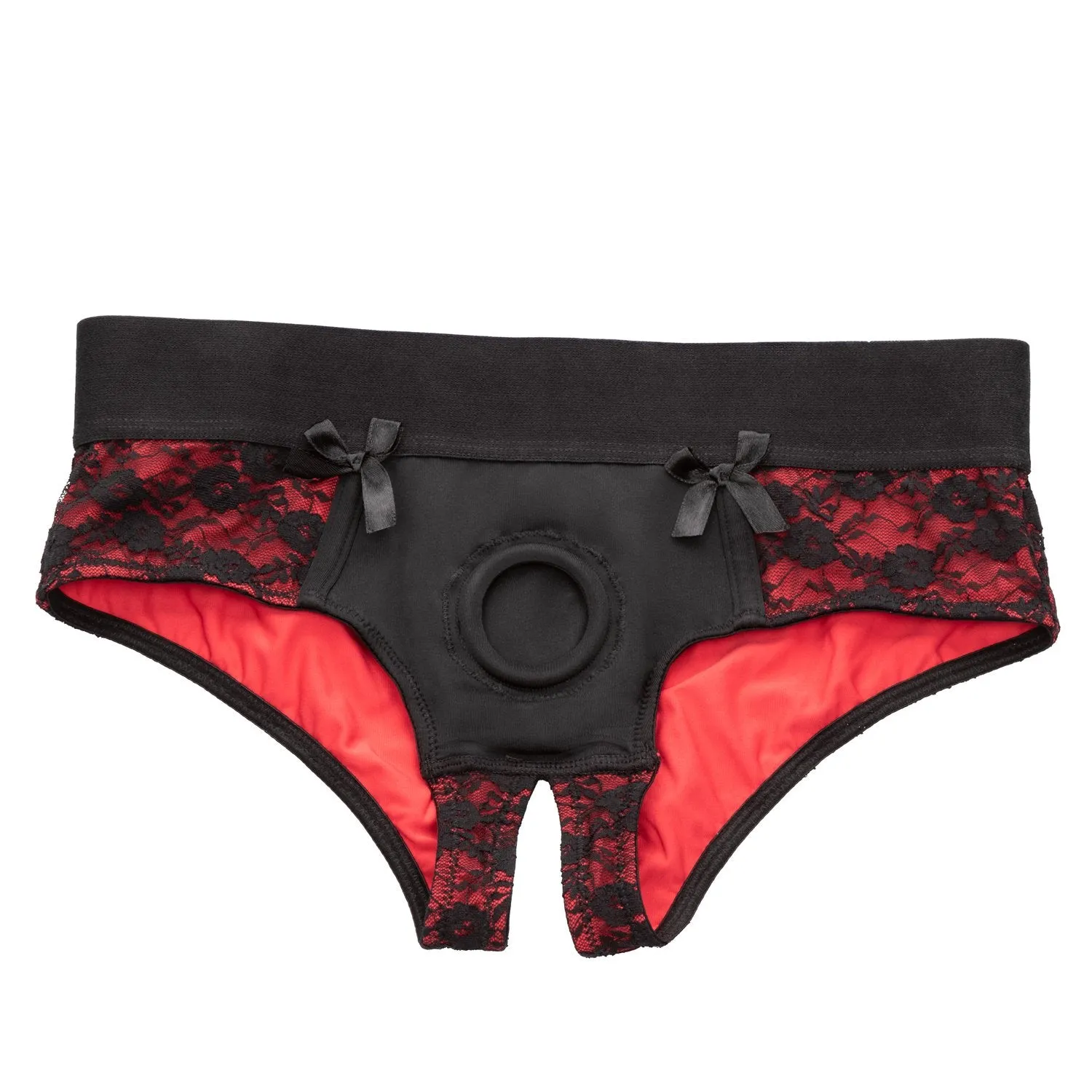 Scandal® Crotchless Pegging Panty Set - S/M