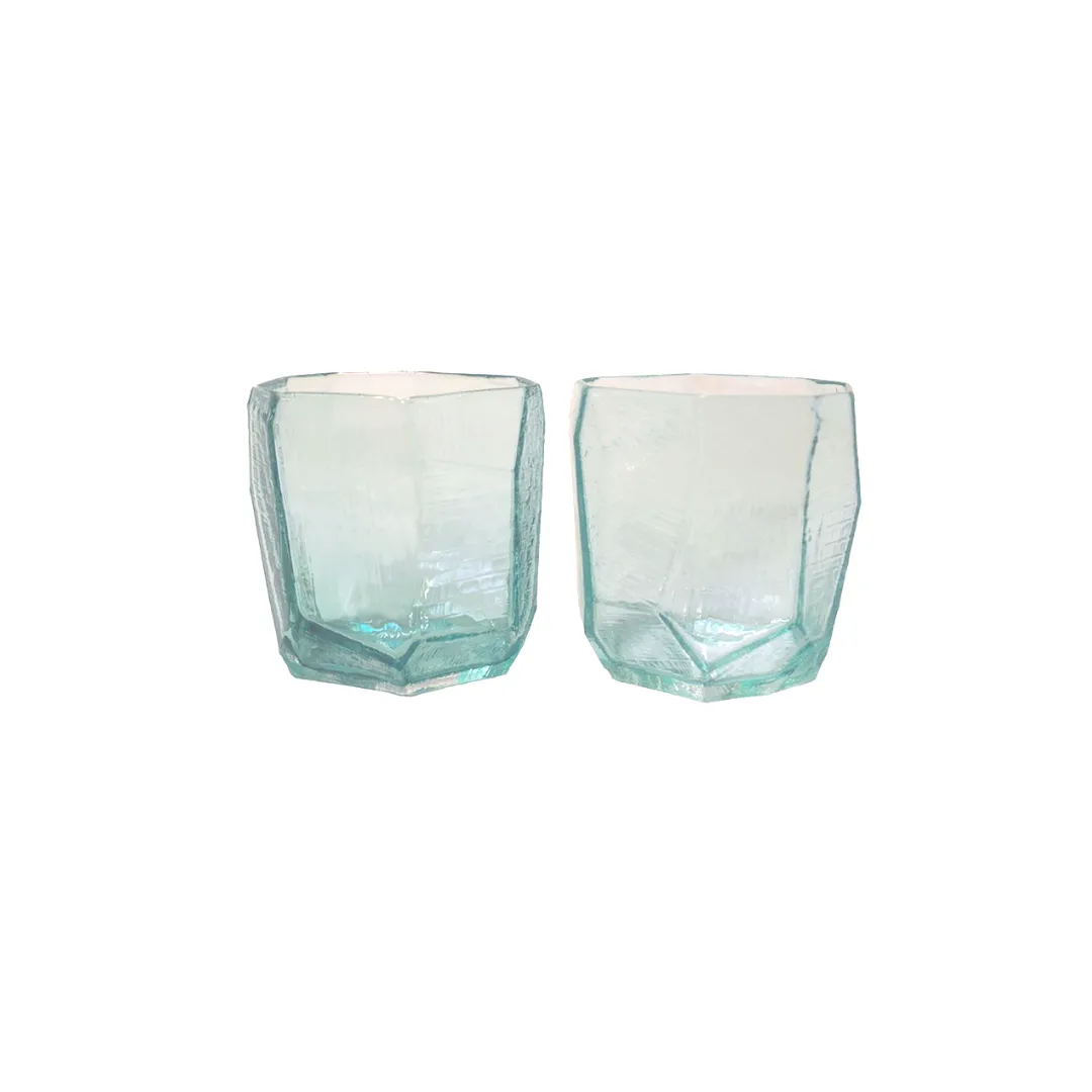 Sea Crystal Tumbler Pair