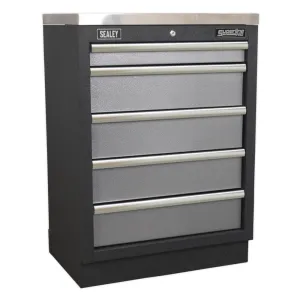 Sealey 5 Drawer Modular Floor Cabinet 680mm - A