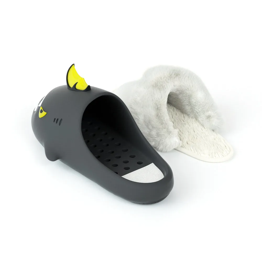Sharkicks Pro - Winter Fierce Koi Dragon Heel-open