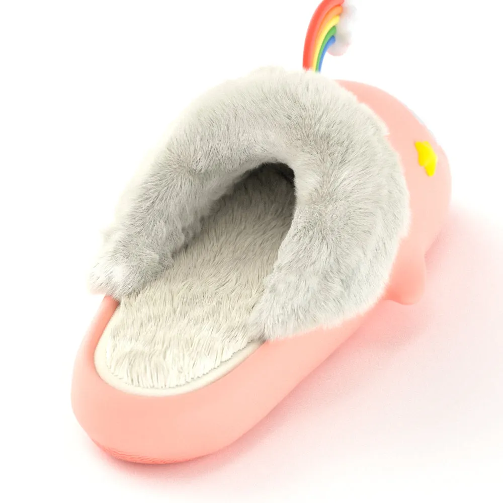 Sharkicks Pro - Winter Rainbow Star Eyes Heel-open