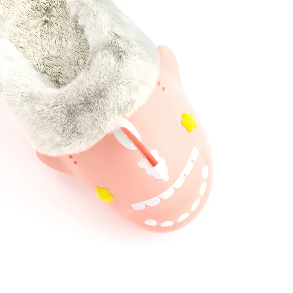 Sharkicks Pro - Winter Rainbow Star Eyes Heel-open