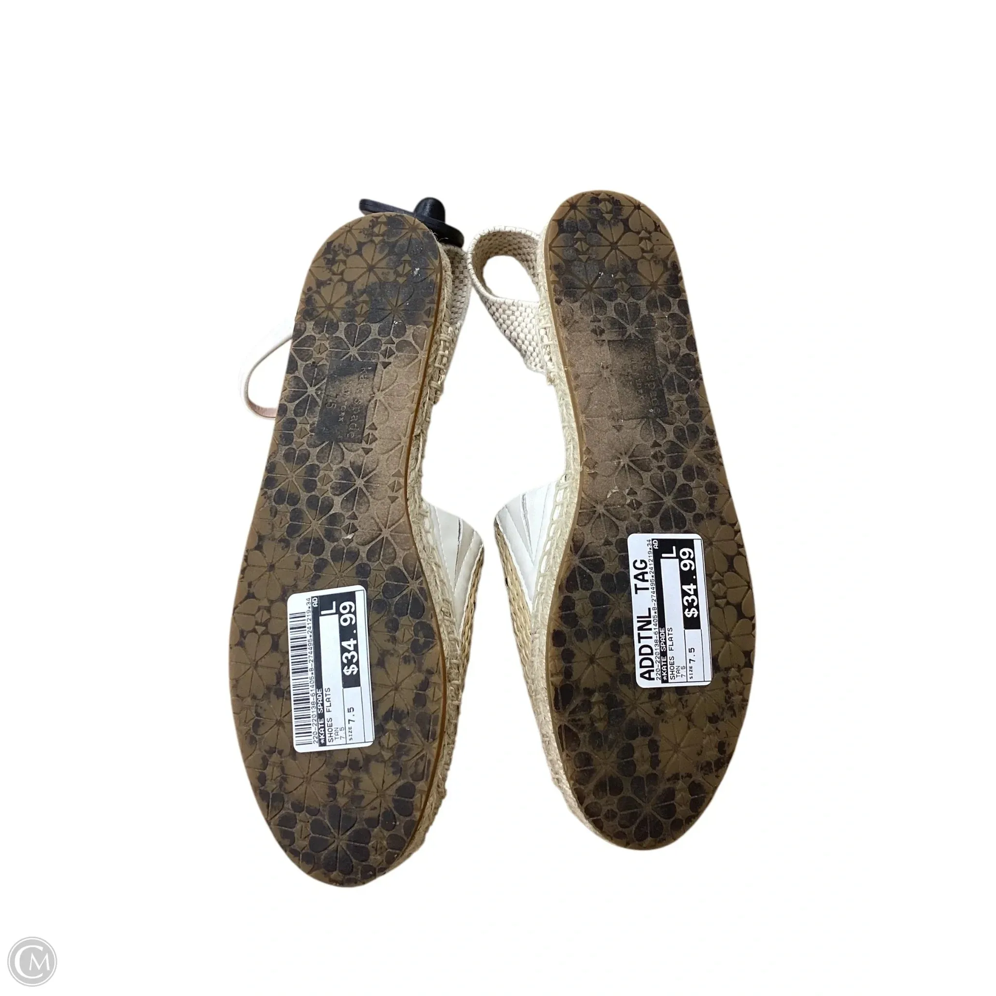 Shoes Flats By Kate Spade In Tan, Size: 7.5