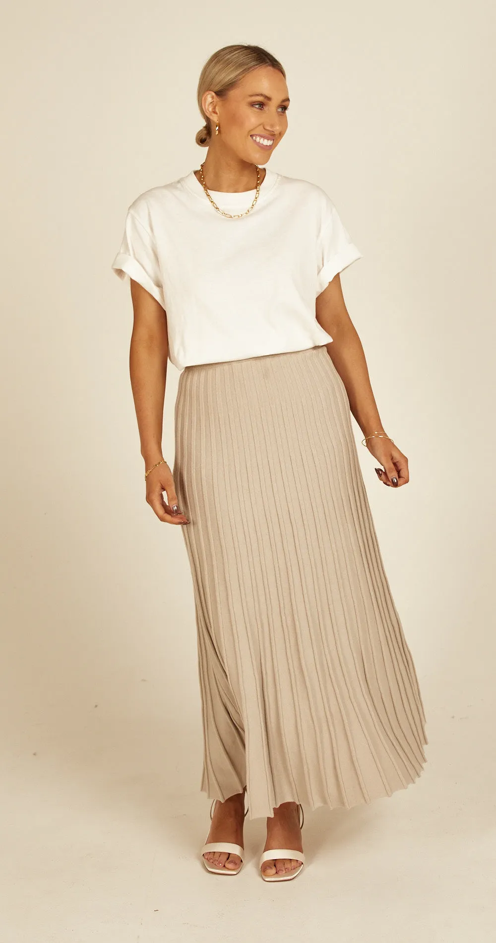 Sierra Skirt - Stone