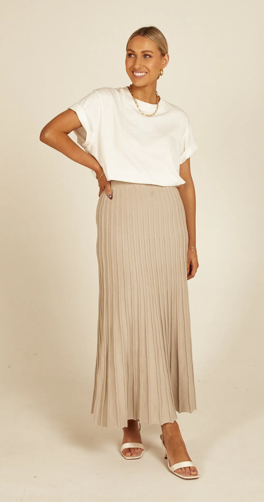 Sierra Skirt - Stone