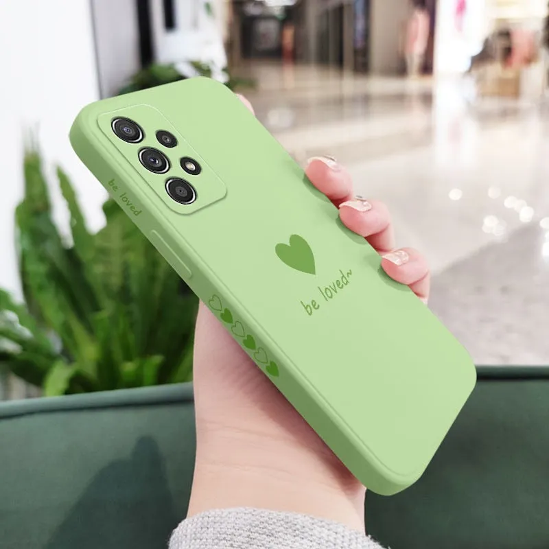 Simple Be Loved Silicone Case For Samsung Galaxy