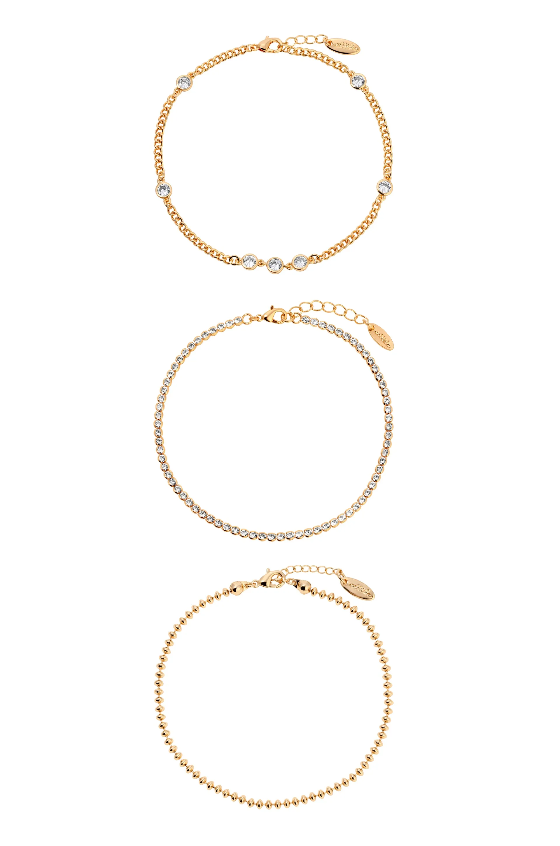 Simple Beauty Anklet Set