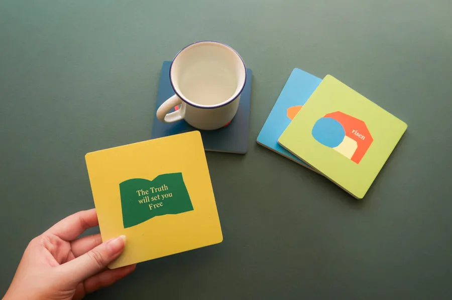 (Simple Geometry) The Truth will Set You Free {Coasters}