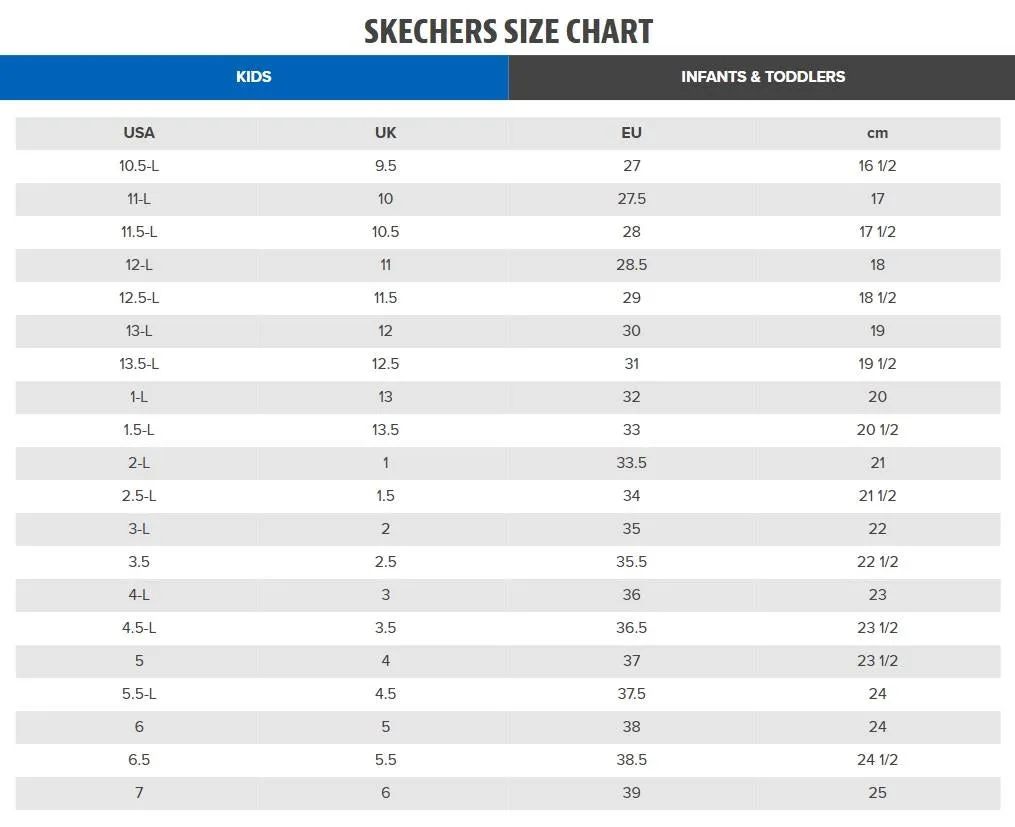 Skechers (GAR403770L) Childrens Sports Microspec Texlor Shoes in UK 1.5 to 13.5