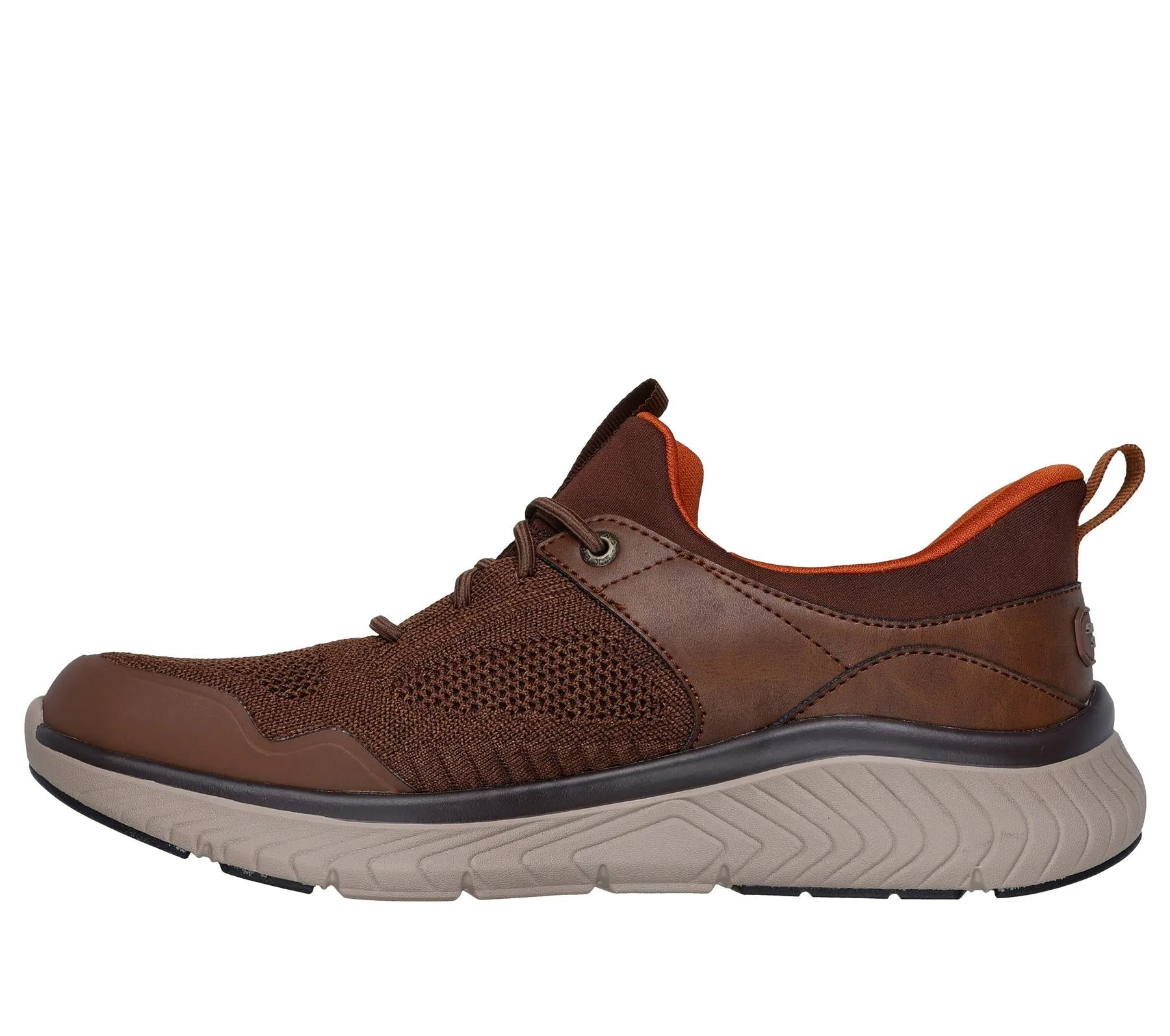 Skechers Slip On Shoe For Men Arch Fit Crosser Emeric Slip-Ins in Brown, 6-15
