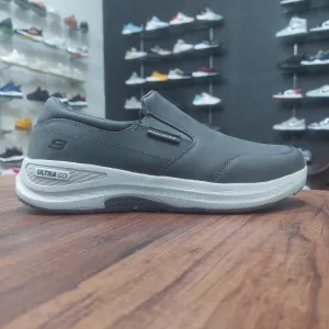 Sketcher Leather Ultra Go-Goodyear Sole "Dark Grey"