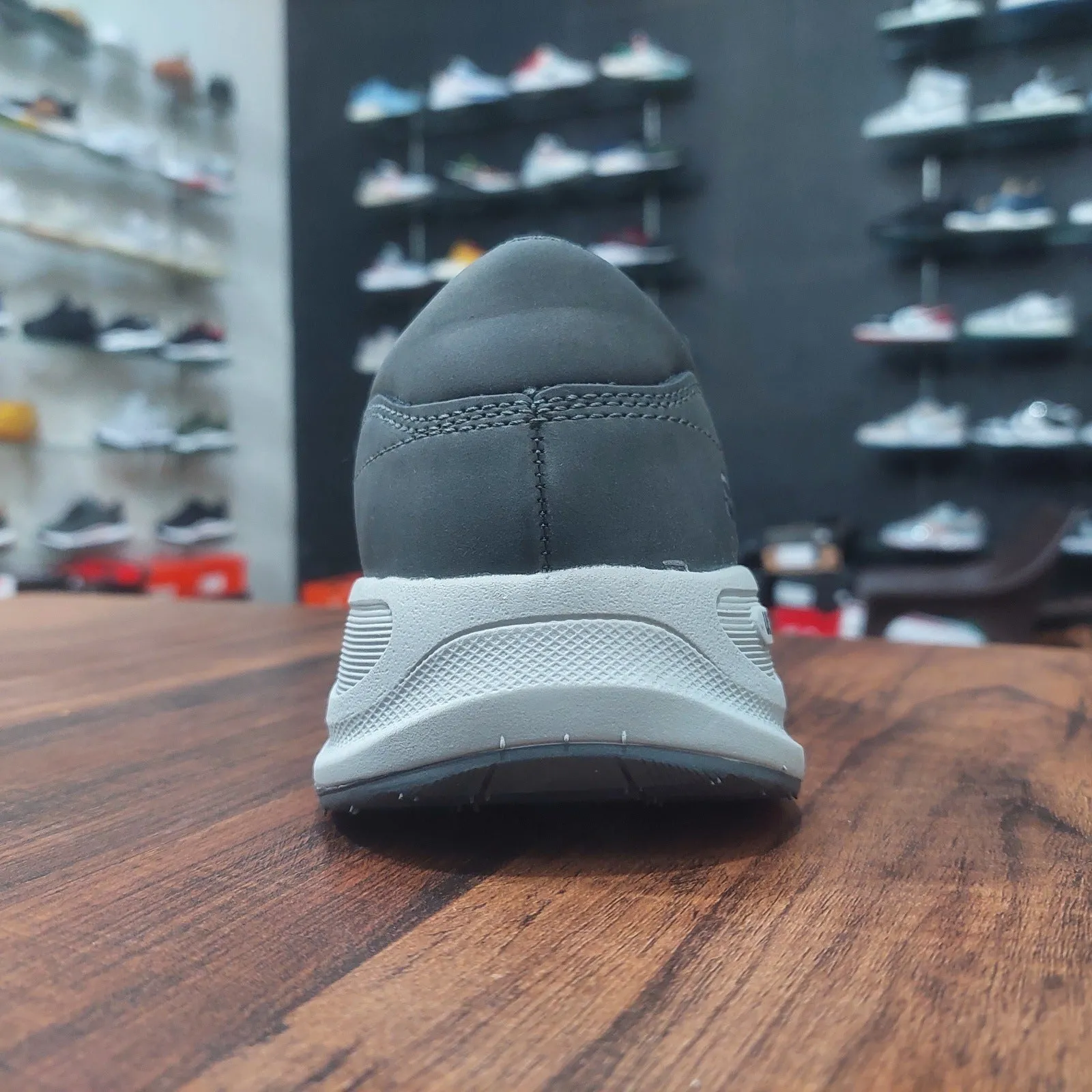 Sketcher Leather Ultra Go-Goodyear Sole "Dark Grey"