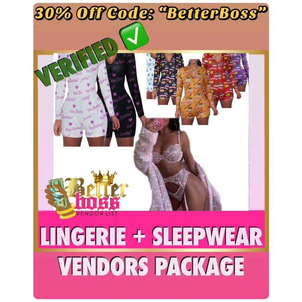 Sleepwear   Lingerie Vendors