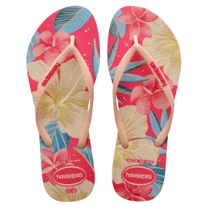 Slim Floral BR Thongs
