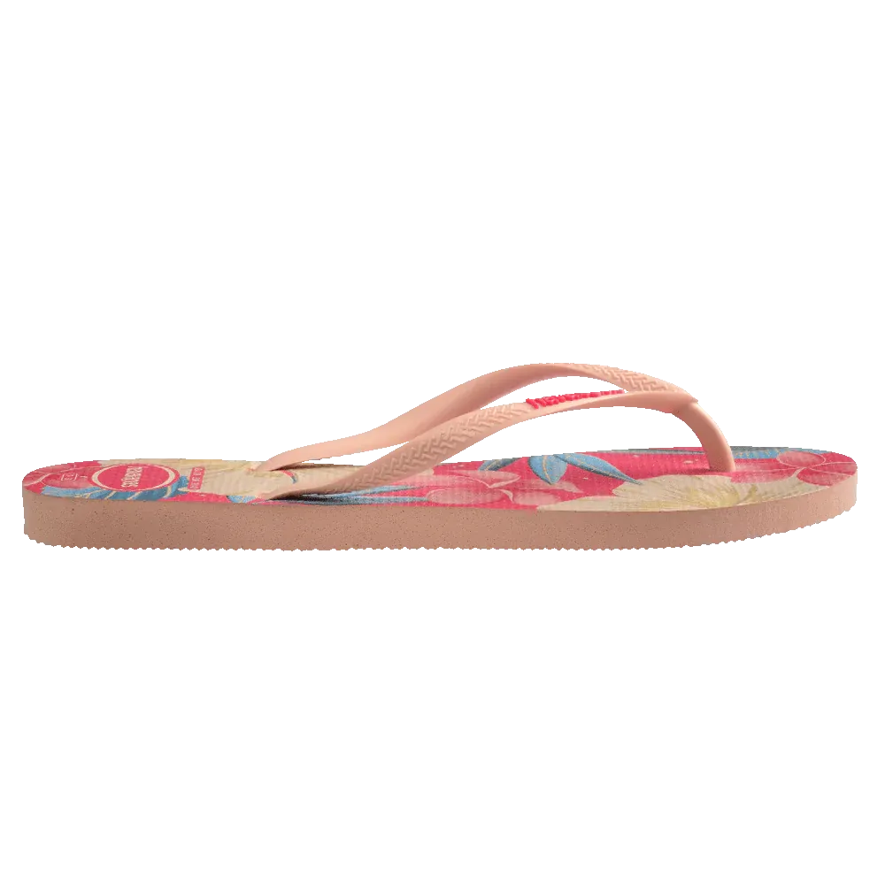 Slim Floral BR Thongs