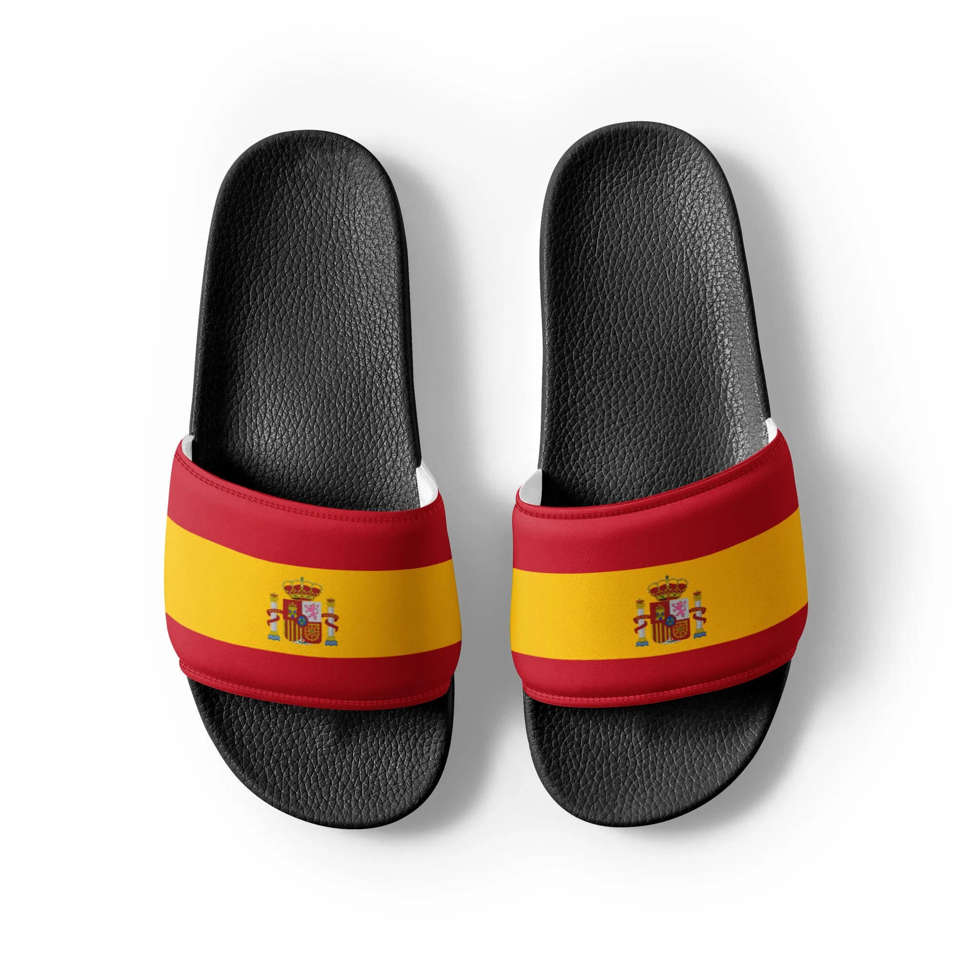 Spain Flag - Sustainably Made Men’s slides