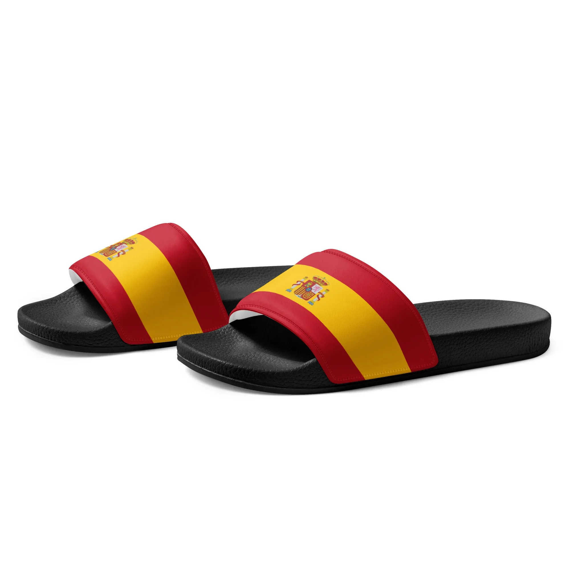 Spain Flag - Sustainably Made Men’s slides