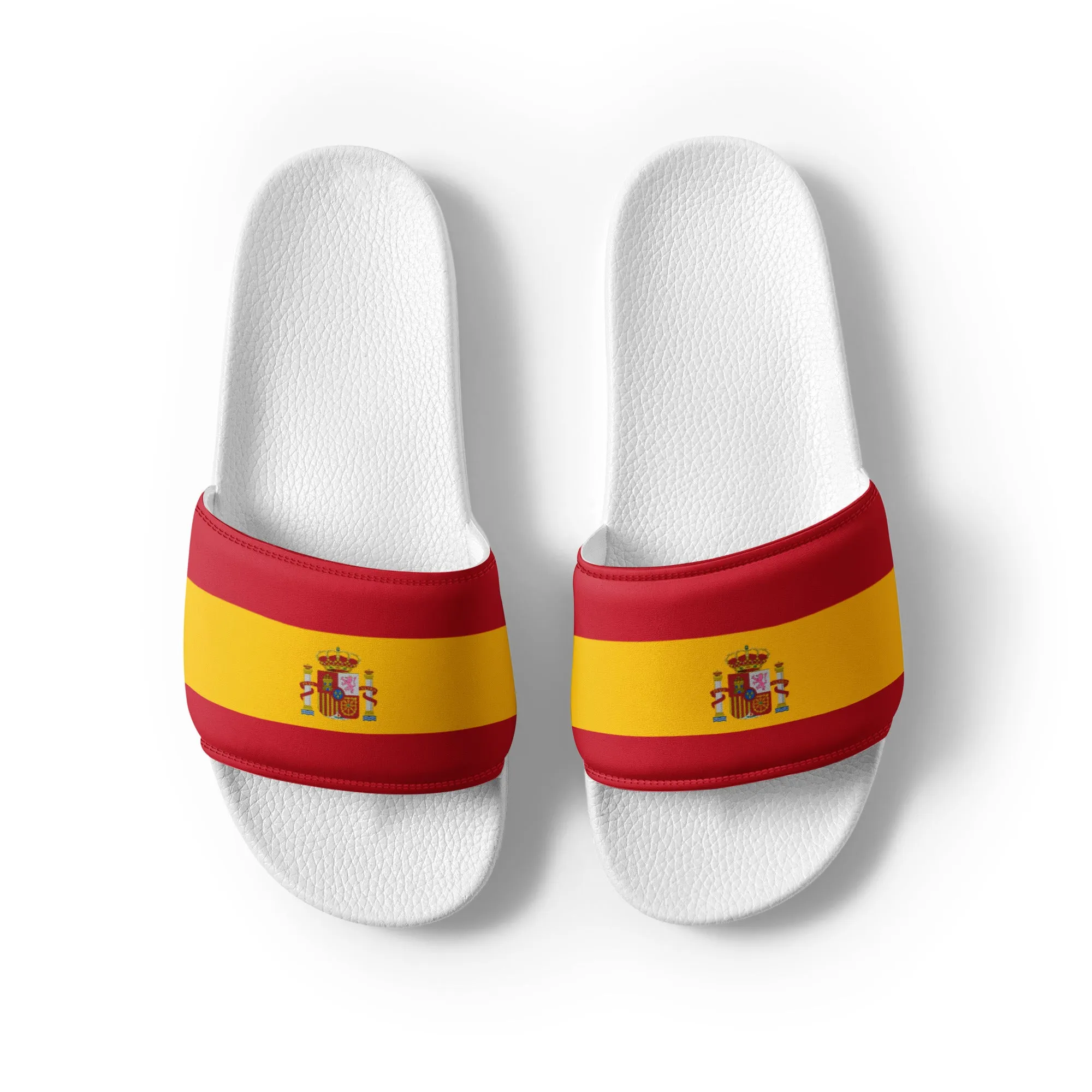 Spain Flag - Sustainably Made Women's slides