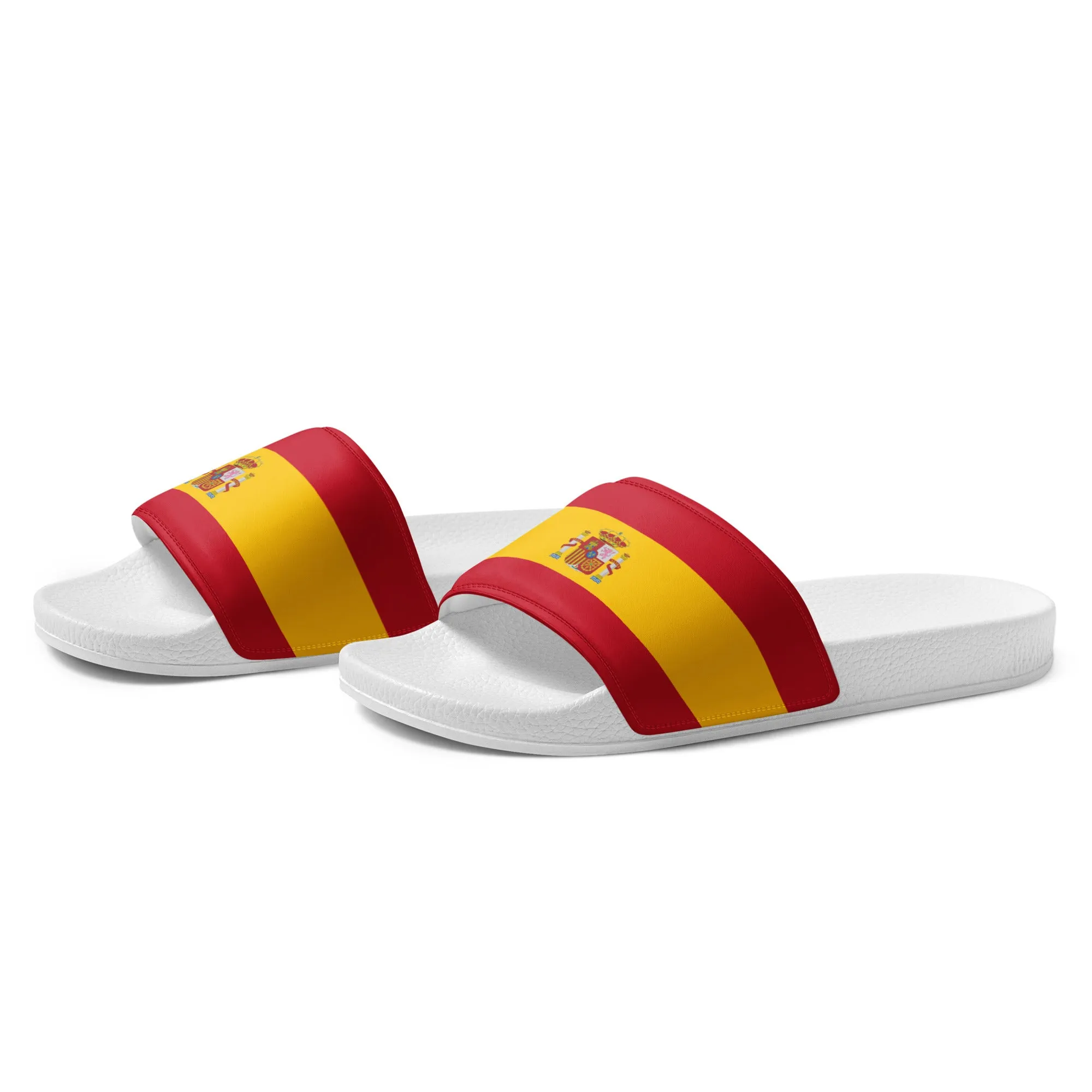 Spain Flag - Sustainably Made Women's slides