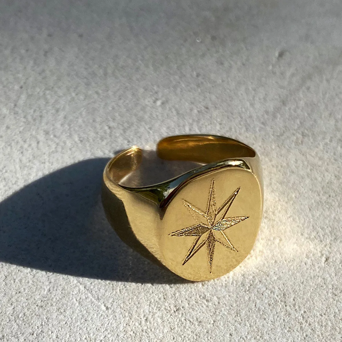 STAR PINKY RING