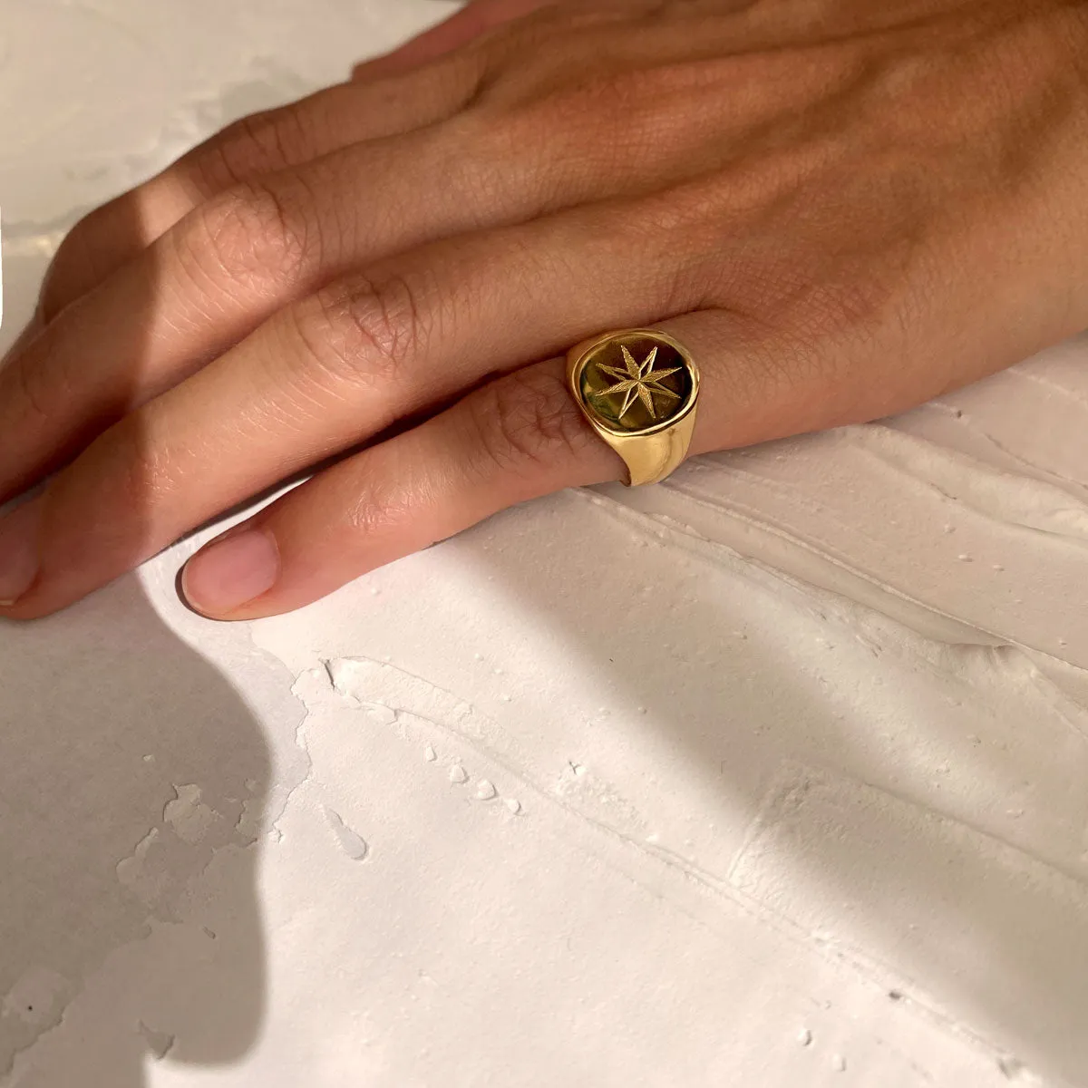 STAR PINKY RING
