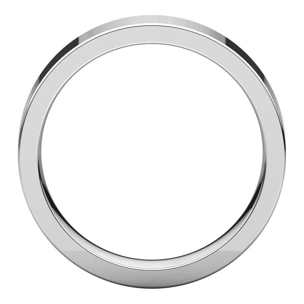 Sterling Silver 5mm Flat Band, Size 5