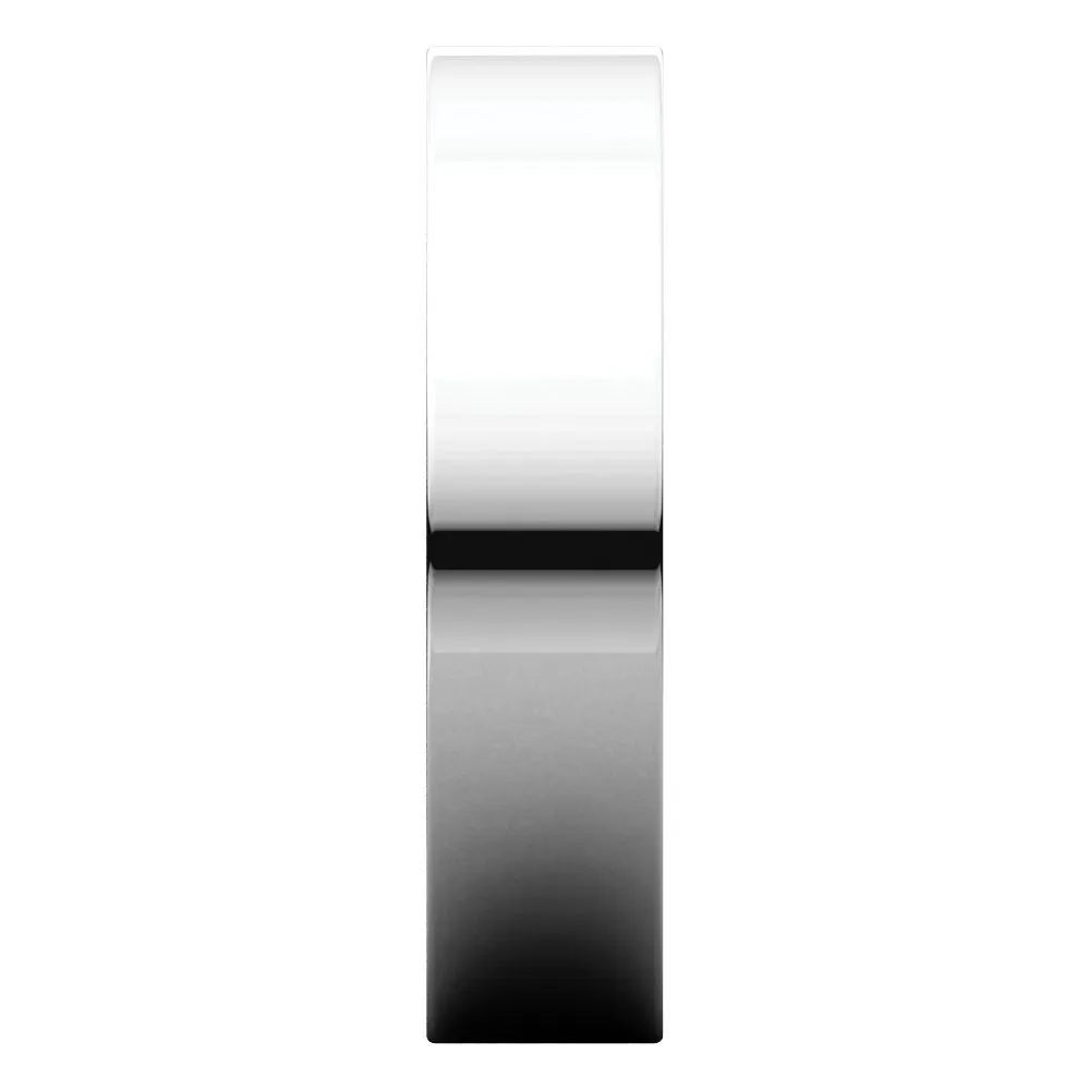 Sterling Silver 5mm Flat Band, Size 5